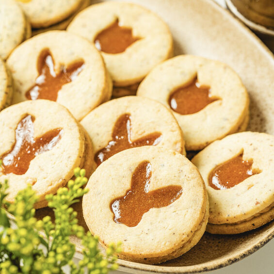 Diós baracklekváros linzer
